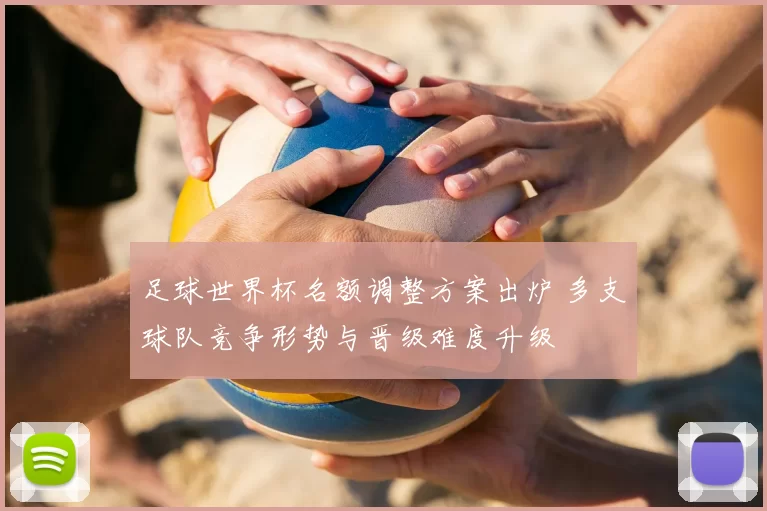 足球世界杯名额调整方案出炉 多支球队竞争形势与晋级难度升级